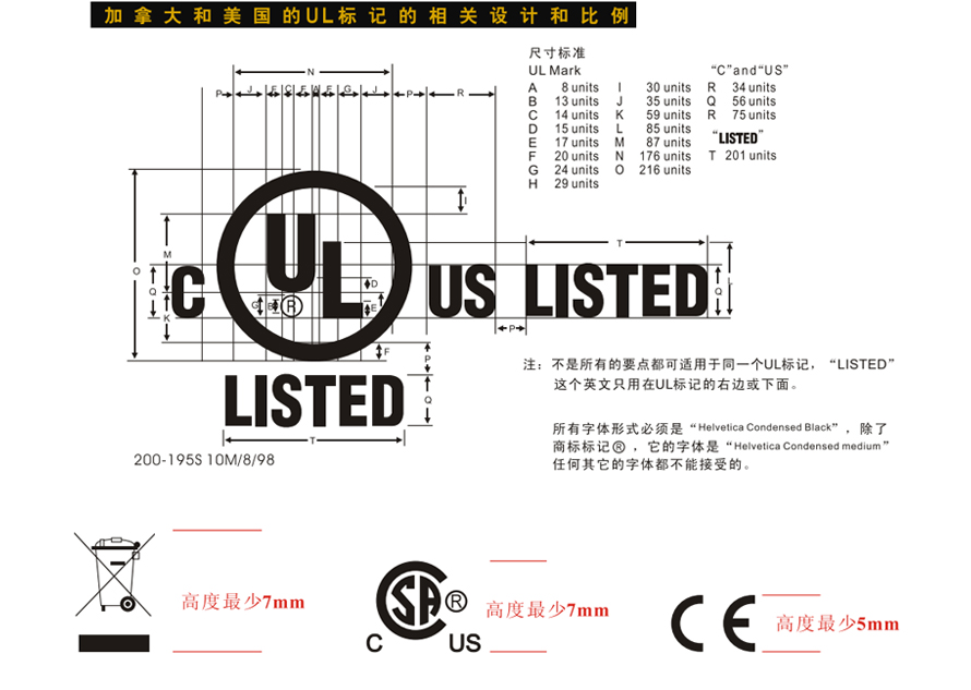 UL标志的使用 ul标签logo设计要求标准-相关资讯